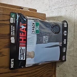 32° DEGREES MEN'S HEAT TEE 2 PK, nwt XL